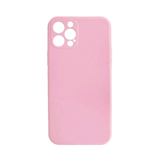 Silicone Case with Camera Shield for Apple iPhone 14 Pro Max Pink